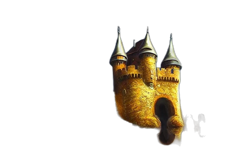 crown, building, dragon, watercolor transparent PNG cut-out