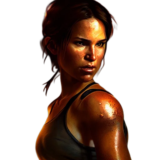 face, photorealistic, concept art, comic book art transparent PNG cut-out