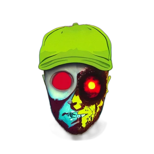 mask, face, hat, jacket transparent PNG cut-out