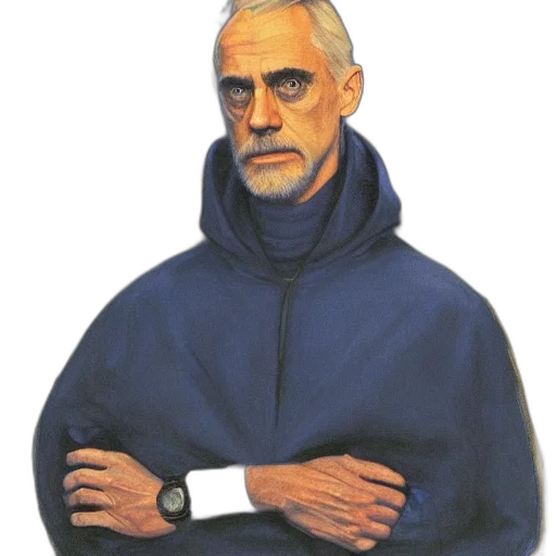 jacket, face, staff, jewelry transparent PNG cut-out
