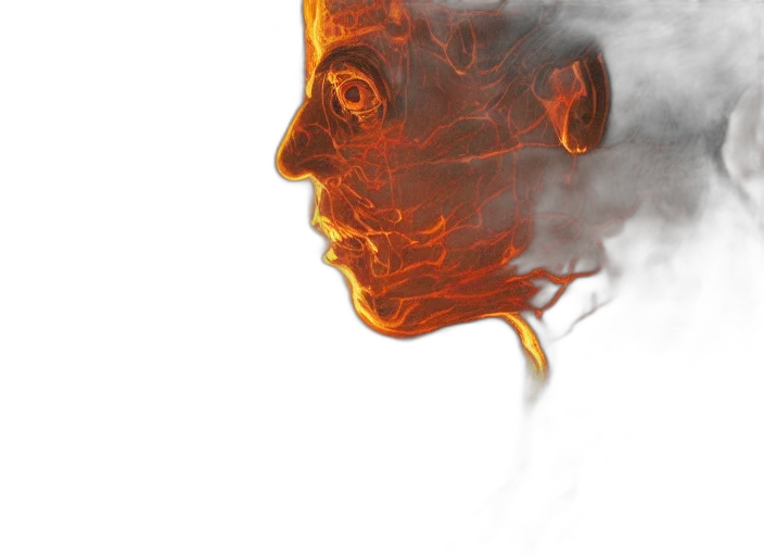 mask, face, dragon, hair transparent PNG cut-out