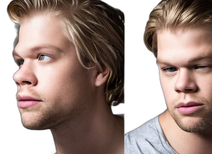 hair, face, photorealistic, concept art transparent PNG cut-out