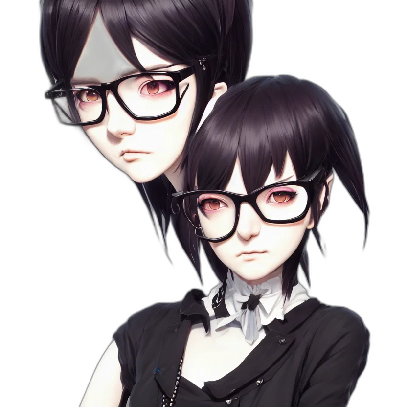 staff, face, anime, concept art transparent PNG cut-out