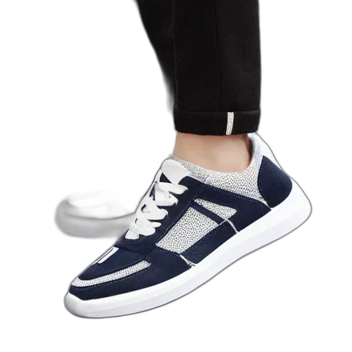 shoes, vaporwave, 3d render, blue transparent PNG cut-out