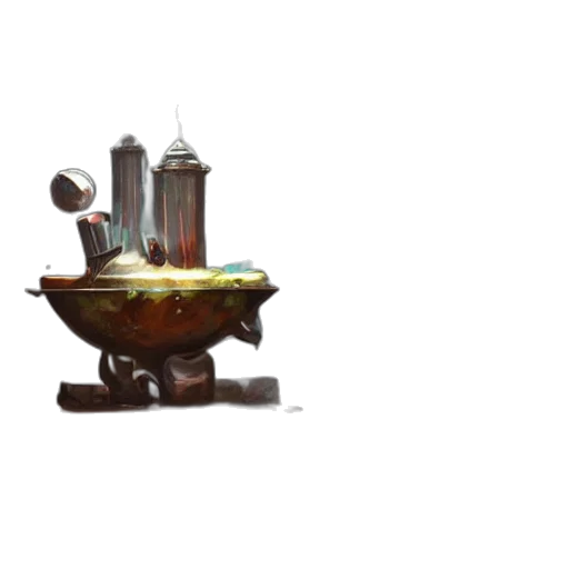 bottle, furniture, crown, staff transparent PNG cut-out