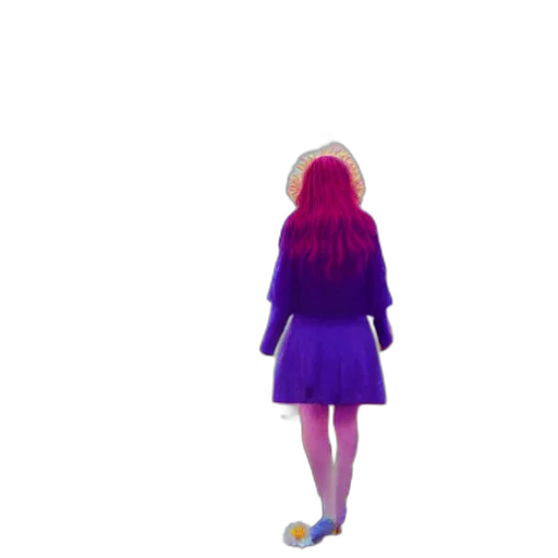 dress, jacket, hair, robot transparent PNG cut-out