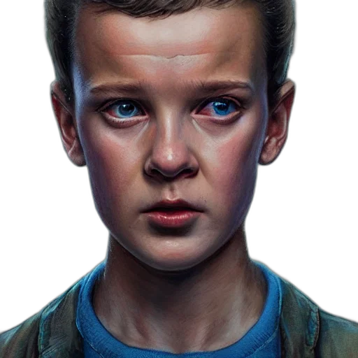 face, jacket, robot, photorealistic transparent PNG cut-out