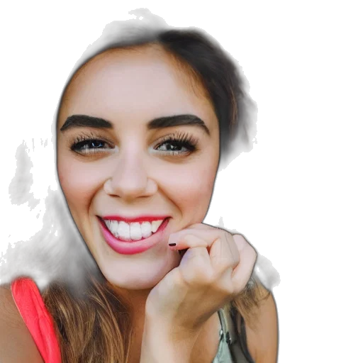 face, jewelry, photorealistic, cartoon transparent PNG cut-out