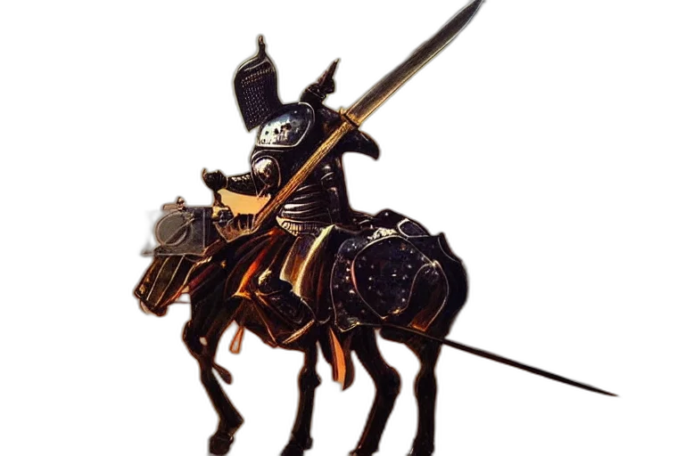 sword, weapon, dragon, robot transparent PNG cut-out