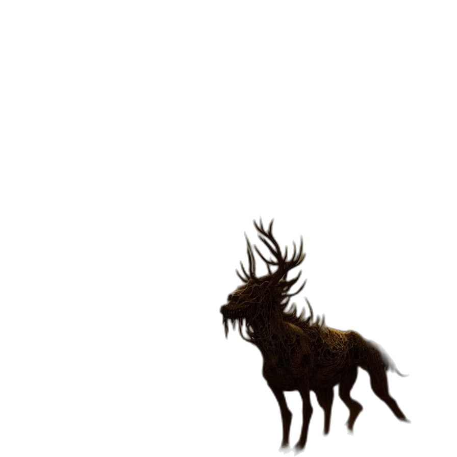 animal, creature, dragon, hair transparent PNG cut-out