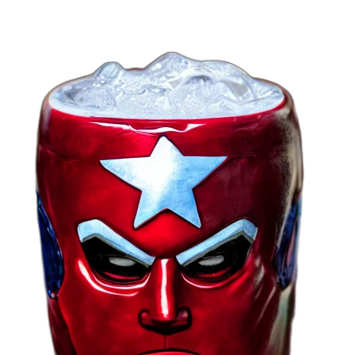 crown, bottle, mask, 3d render transparent PNG cut-out