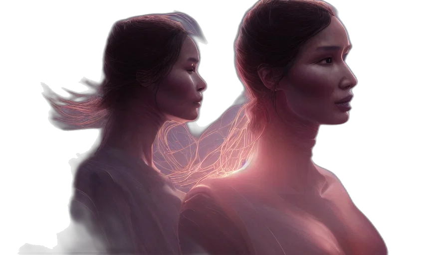 hair, concept art, fantasy art, photorealistic transparent PNG cut-out