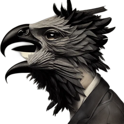 mask, animal, face, jacket transparent PNG cut-out