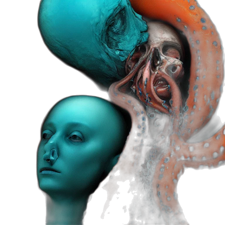 mask, face, robot, creature transparent PNG cut-out