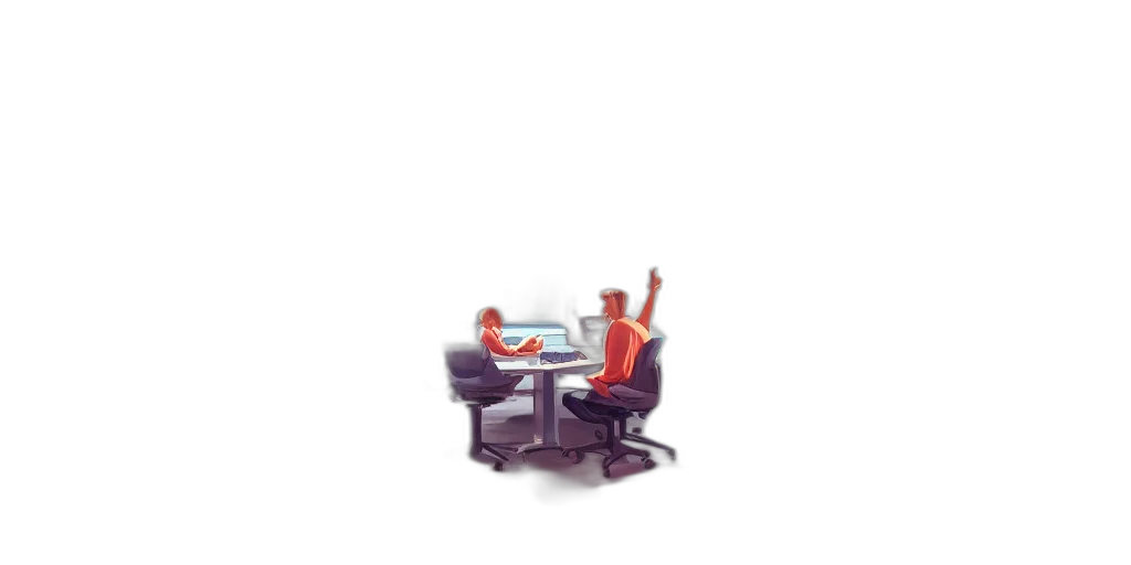 furniture, staff, robot, 3d render transparent PNG cut-out