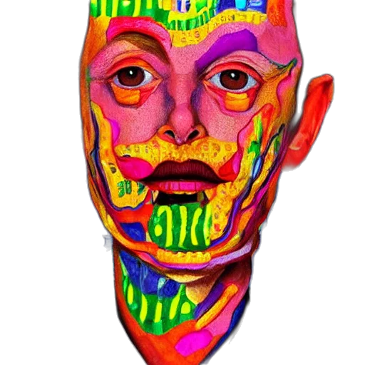 mask, face, hat, watercolor transparent PNG cut-out