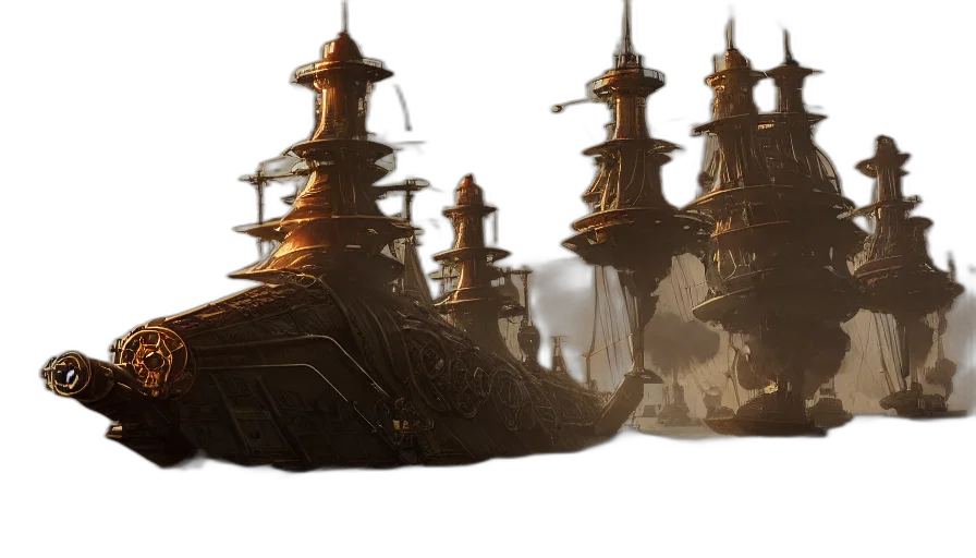 crown, concept art, fantasy art, 3d render transparent PNG cut-out