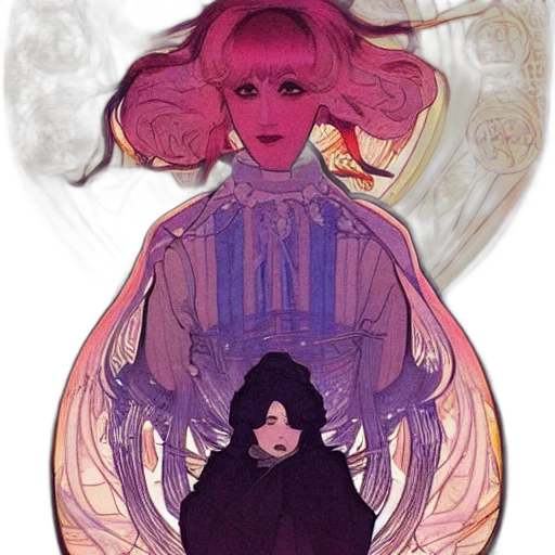 concept art, fantasy art, watercolor, comic book art transparent PNG cut-out