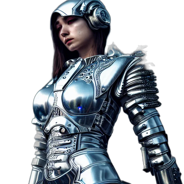 robot, sword, weapon, concept art transparent PNG cut-out