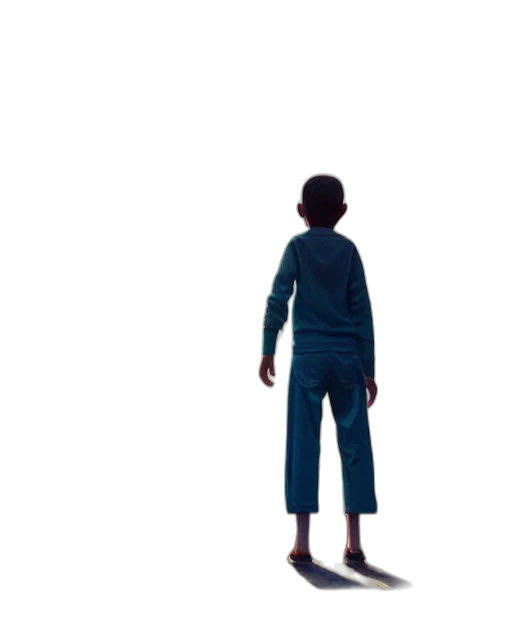 jacket, dress, robot, staff transparent PNG cut-out