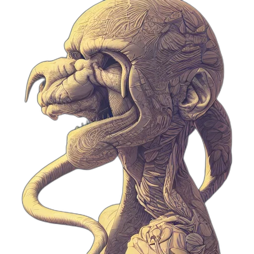 creature, mask, face, dragon transparent PNG cut-out