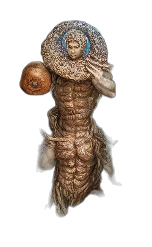 creature, dragon, staff, jewelry transparent PNG cut-out