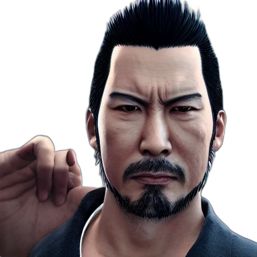 face, staff, photorealistic, 3d render transparent PNG cut-out