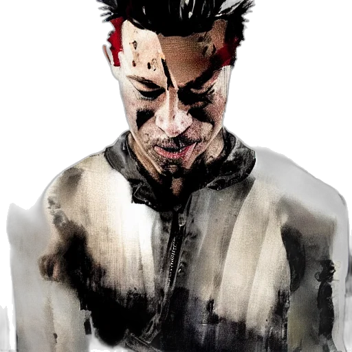face, mask, photorealistic, concept art transparent PNG cut-out