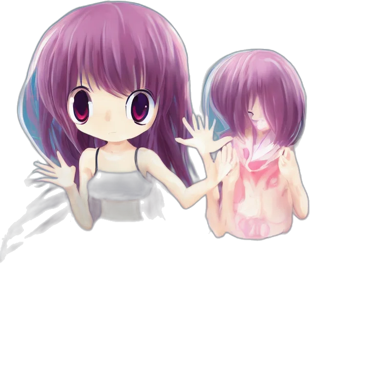 pixel art, anime, 3d render, concept art transparent PNG cut-out