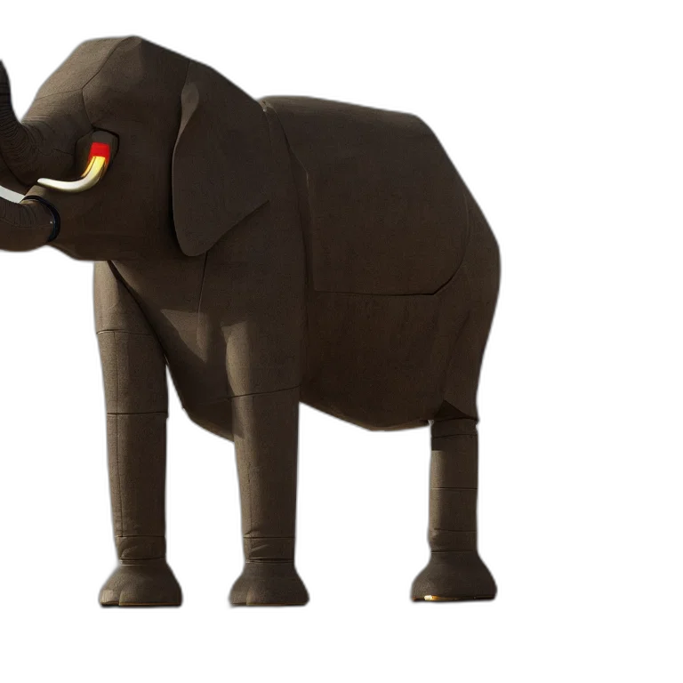 animal, creature, staff, 3d render transparent PNG cut-out
