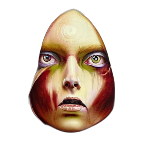 mask, face, creature, jewelry transparent PNG cut-out