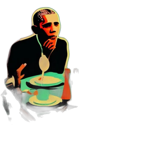 food, vaporwave, pixel art, 3d render transparent PNG cut-out