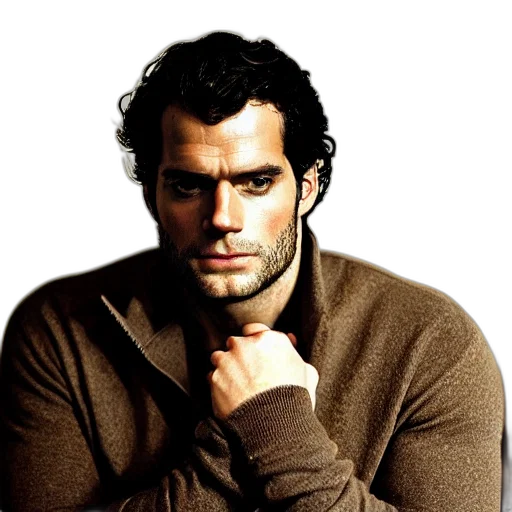 jacket, photorealistic, henry, cavill transparent PNG cut-out
