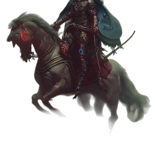 dragon, sword, staff, creature transparent PNG cut-out