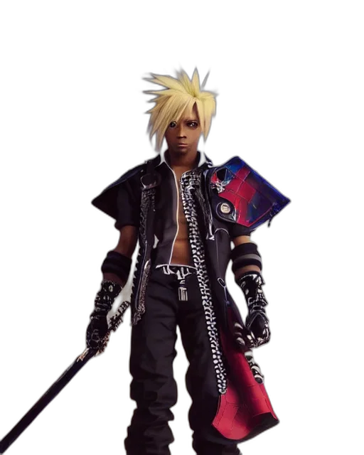 jacket, weapon, concept art, cyberpunk transparent PNG cut-out