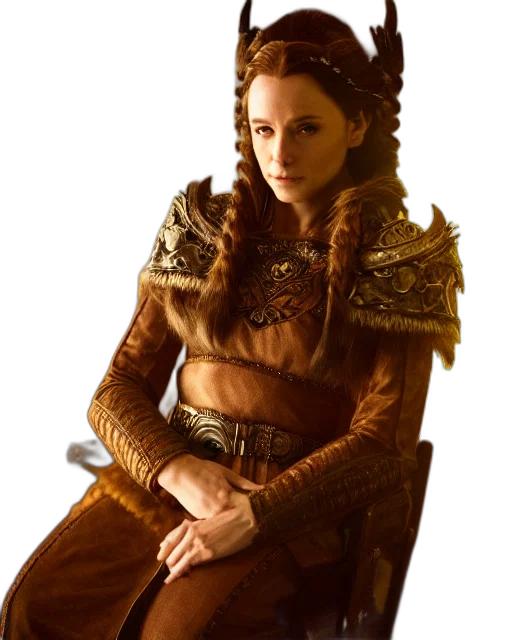 dress, crown, dragon, sword transparent PNG cut-out