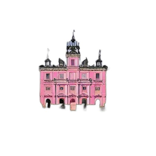 building, 3d render, watercolor, concept art transparent PNG cut-out