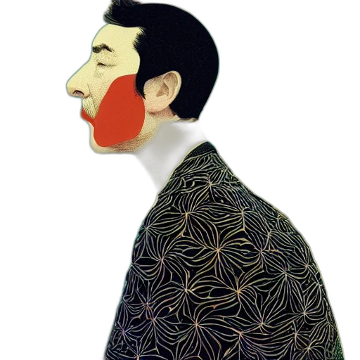 mask, face, jacket, staff transparent PNG cut-out