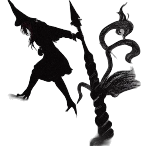 staff, creature, mask, dragon transparent PNG cut-out