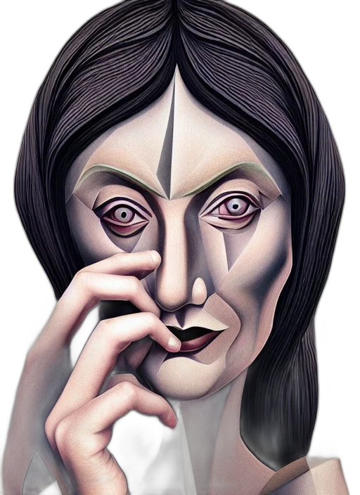 face, mask, jewelry, creature transparent PNG cut-out