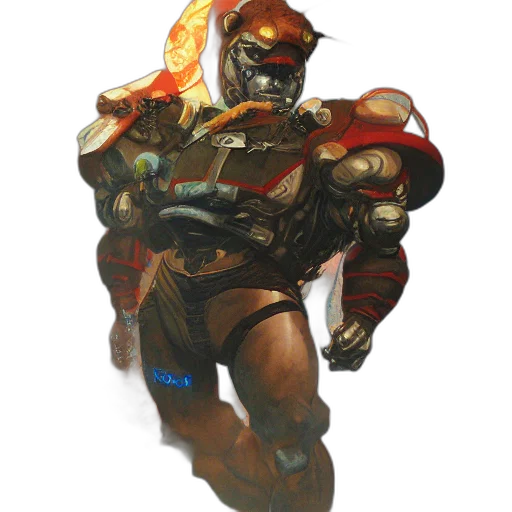 robot, weapon, mask, concept art transparent PNG cut-out