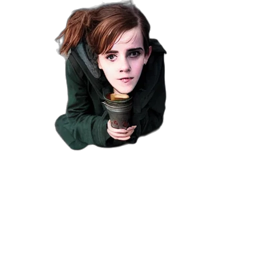 jacket, face, staff, weapon transparent PNG cut-out