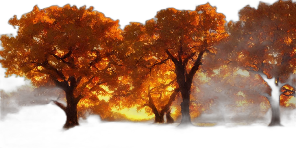 tree, crown, photorealistic, fantasy art transparent PNG cut-out