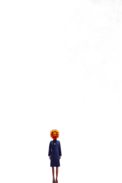 robot, mask, staff, creature transparent PNG cut-out