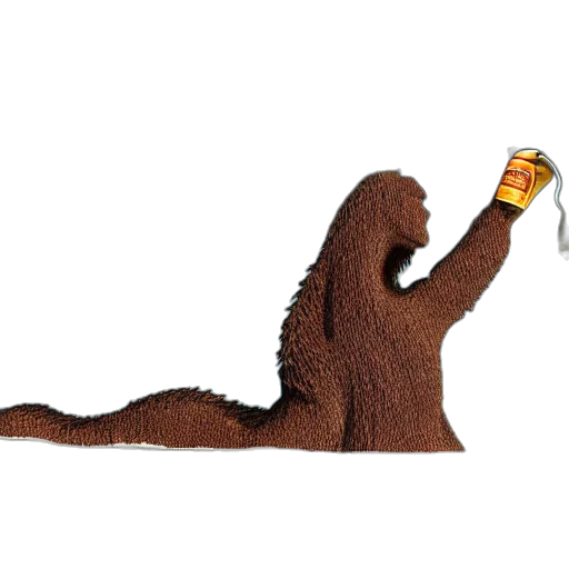 creature, dragon, animal, bottle transparent PNG cut-out