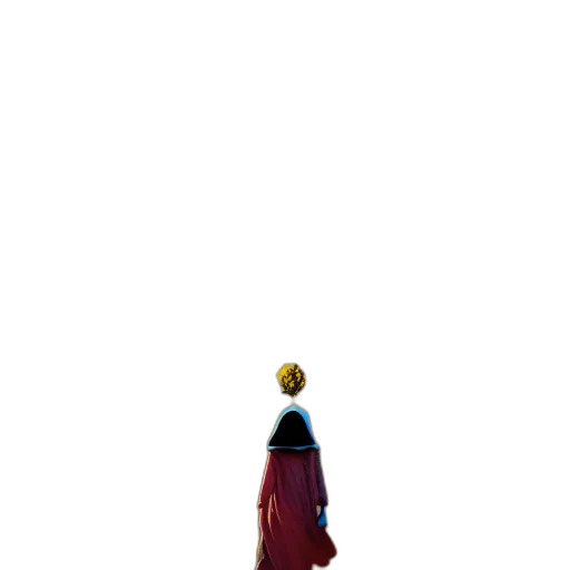 staff, crown, sword, robot transparent PNG cut-out