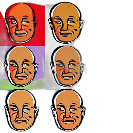 face, mask, 3d render, concept art transparent PNG cut-out