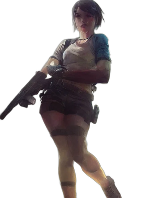 weapon, staff, dress, face transparent PNG cut-out