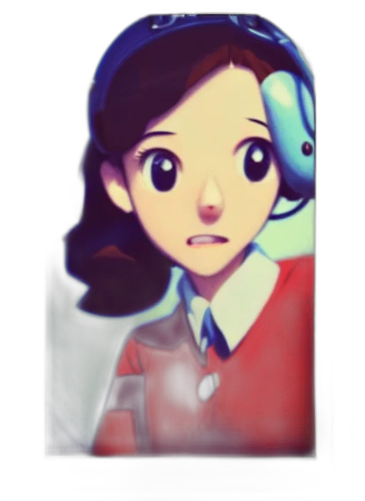 face, dress, staff, robot transparent PNG cut-out