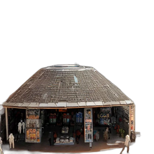 building, furniture, car, robot transparent PNG cut-out